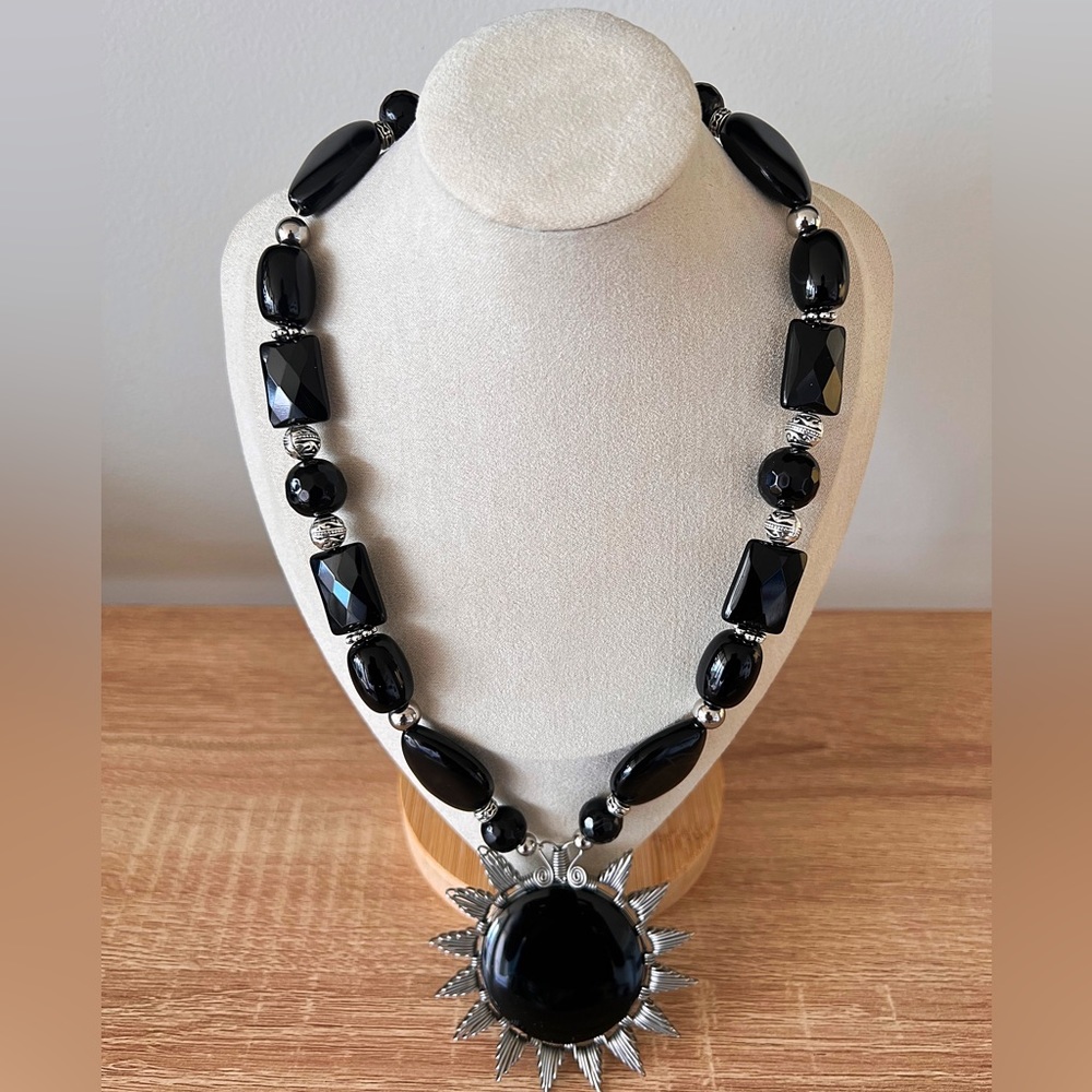Custom made Onyx necklace